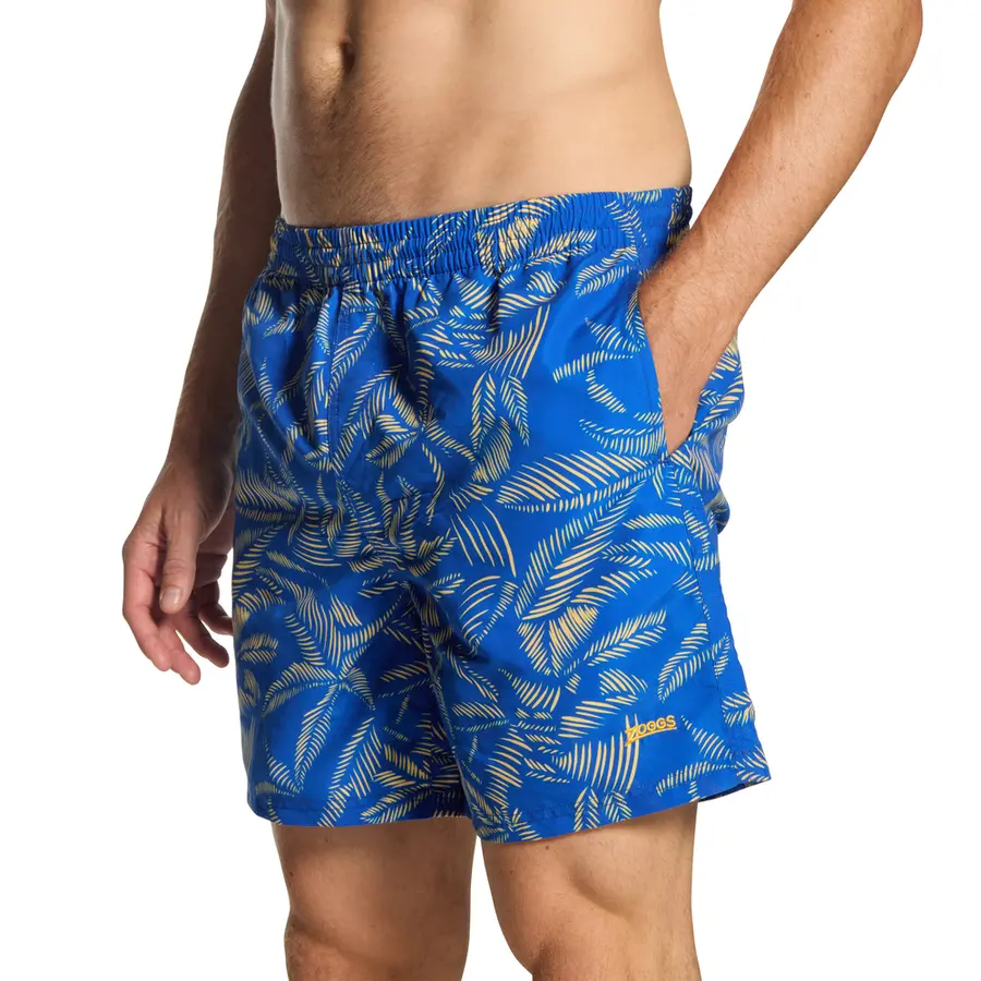 Leaf 16 Badshorts M Zoggs | Blå/Beige | Ecodura 