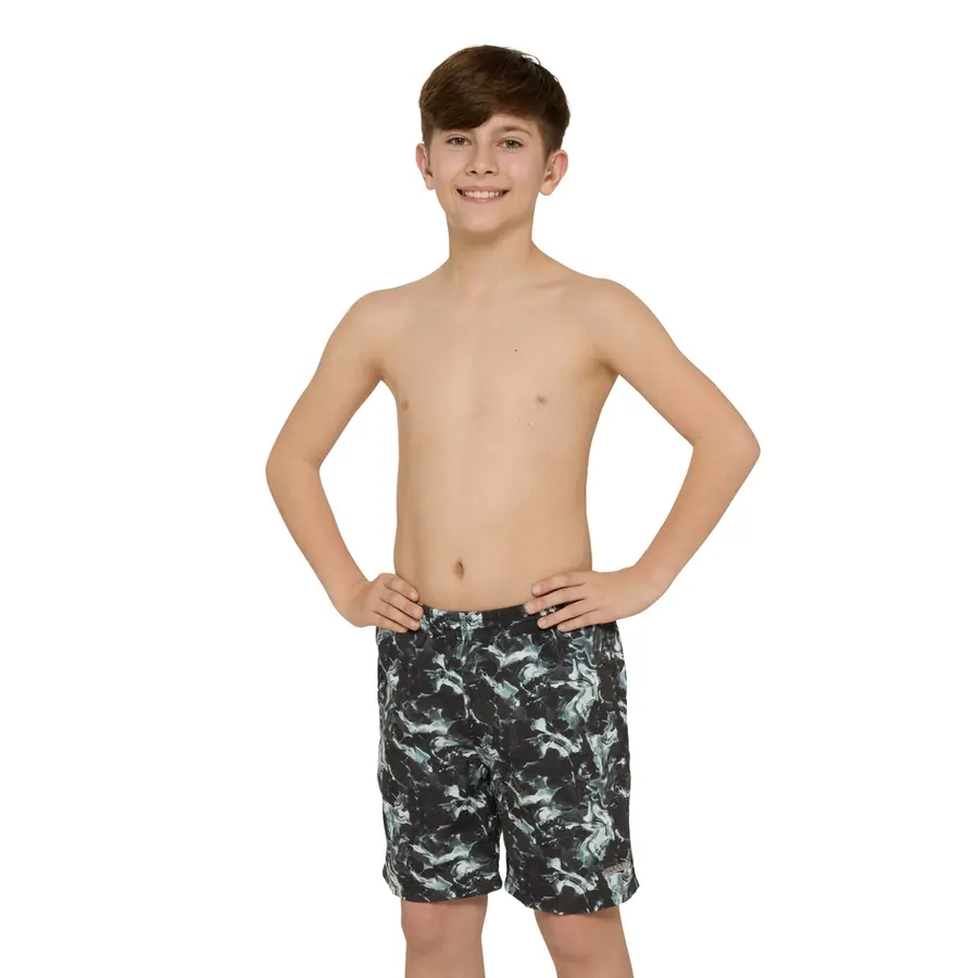 Hydro 15 Badshorts jr 140cm Zoggs | Svart/Flerfärgad | Ecodura 