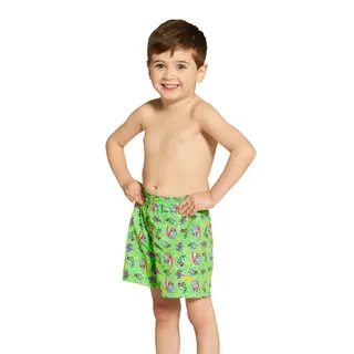 Finzilla Wateshorts Badshorts Zoggs | Gr&#246;n/Flerf&#228;rgad | Ecodura