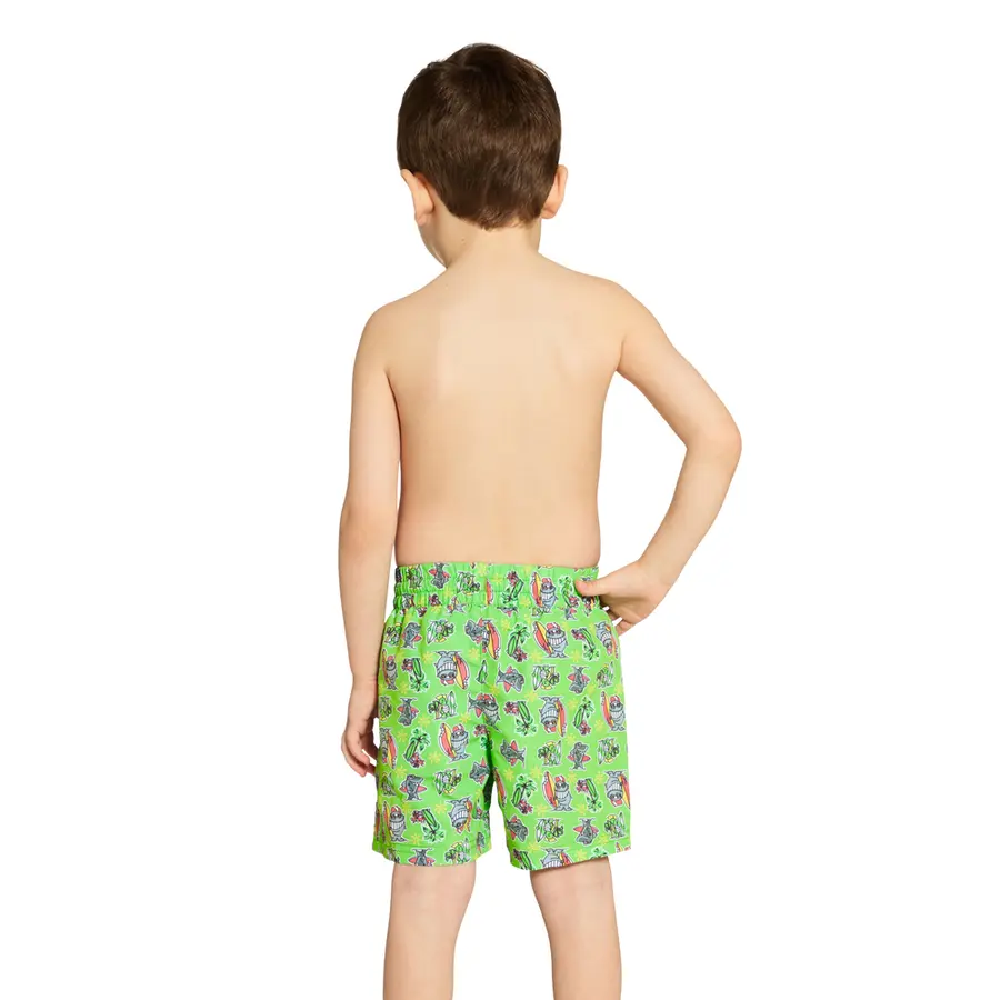 Finzilla Wateshorts Badshorts 98cm Zoggs | Grön/Flerfärgad | Ecodura 