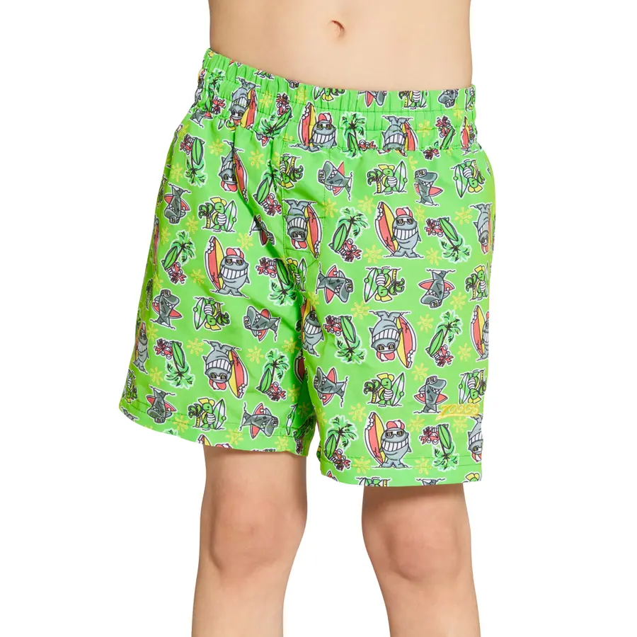 Finzilla Wateshorts Badshorts 98cm Zoggs | Grön/Flerfärgad | Ecodura 