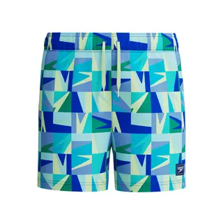 Print Volley 13 Badshorts jr Speedo | Blå/Grön | Recycled Polyester