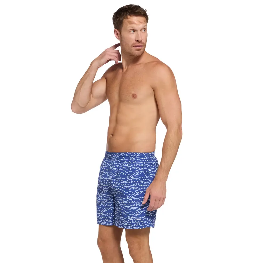 Kahuna Royal 16 Badshorts XXL Zoggs | Blå/Flerfärgad | Ecodura 