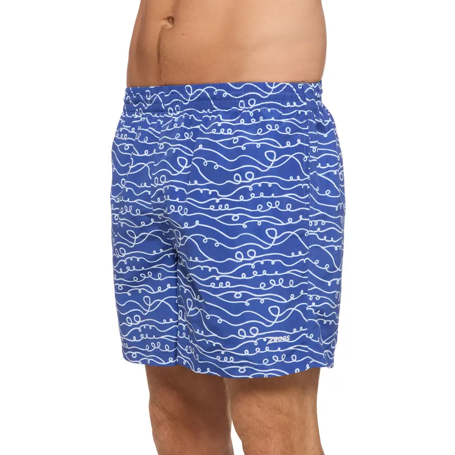 Kahuna Royal 16 Badshorts XXL Zoggs | Blå/Flerfärgad | Ecodura 