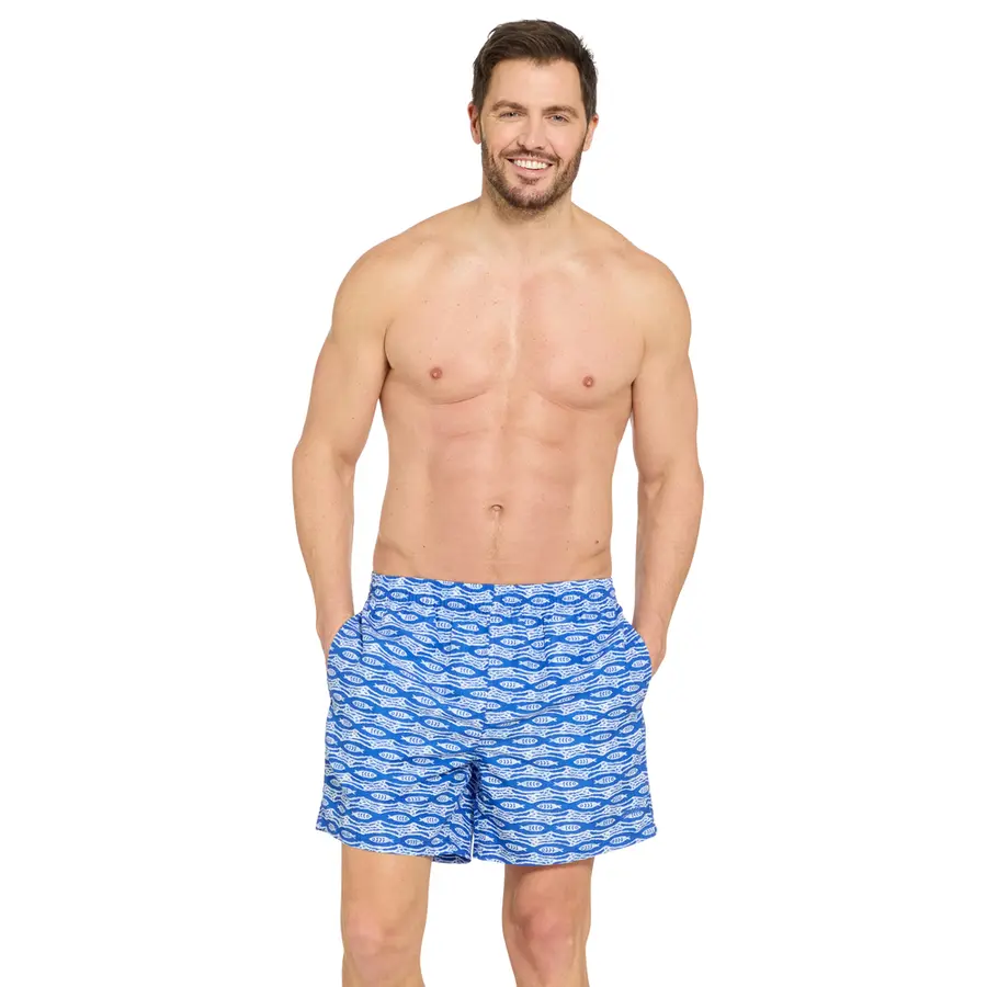 Pisces 16 Badshorts XXL Zoggs | Blå/Vit | Ecodura 