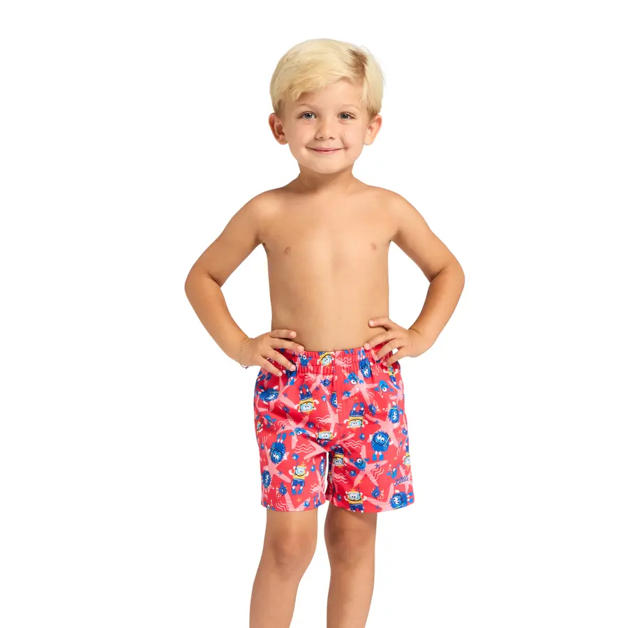 Sea Alien Badshorts 104cm Zoggs | Röd/Flerfärgad | Ecodura 