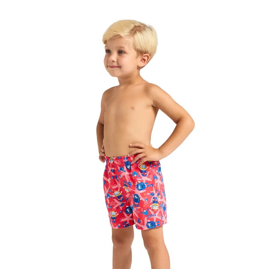 Sea Alien Badshorts 104cm Zoggs | Röd/Flerfärgad | Ecodura 
