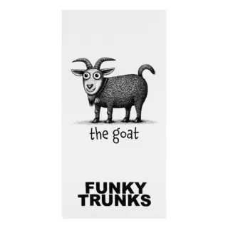Funky Handduk The Goat Badhandduk 80 x 160 cm | Bomull