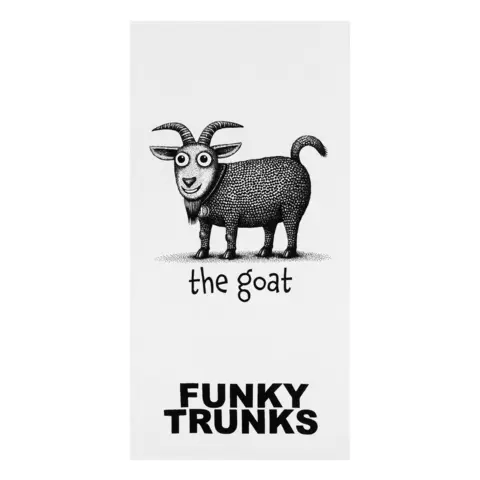 Funky Handduk The Goat Badhandduk 80 x 160 cm | Bomull