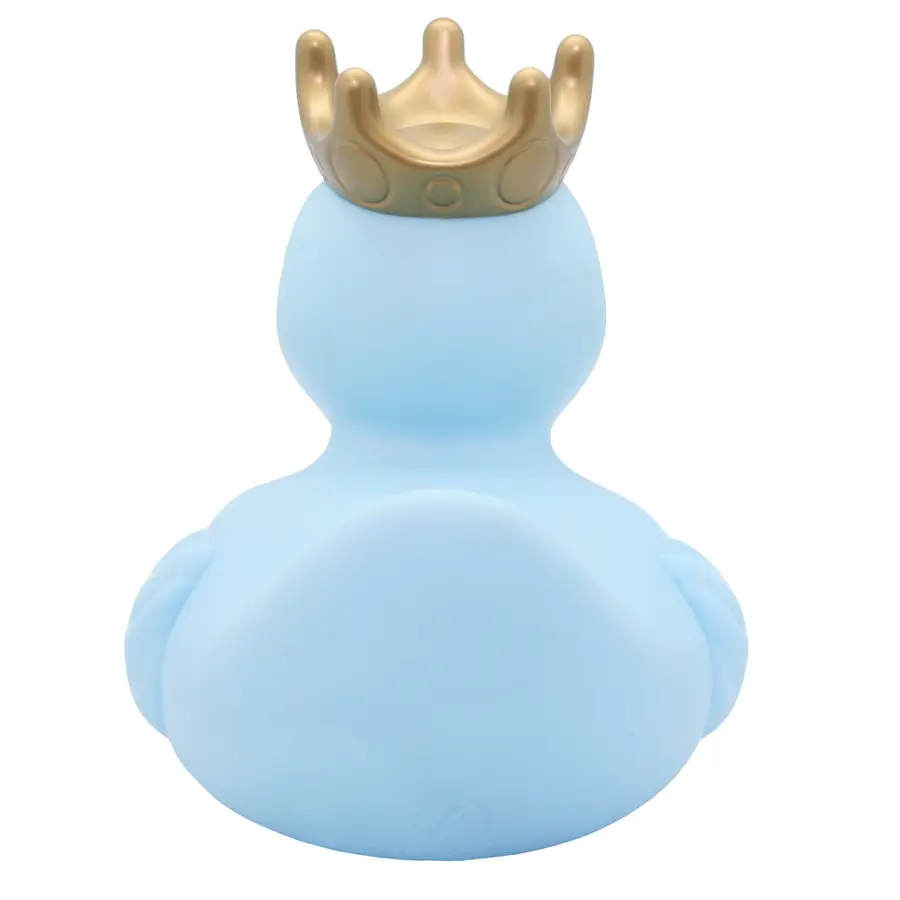 Badeand Stor | 23 cm | blå Ekstra stor badeand med krone 