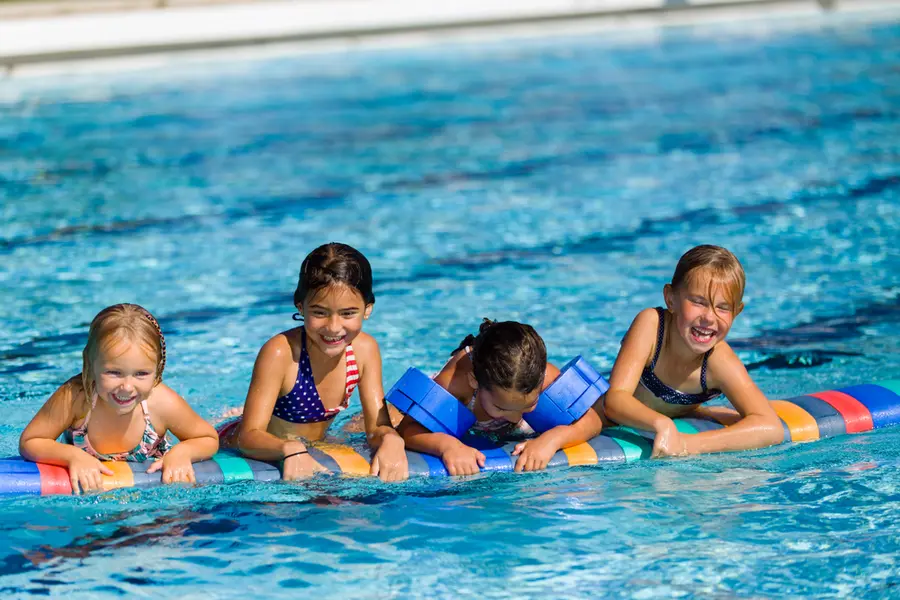 Flytleksak Log Ellipse 100 cm Badmadrass | Vattenlek i bassäng | Pool 