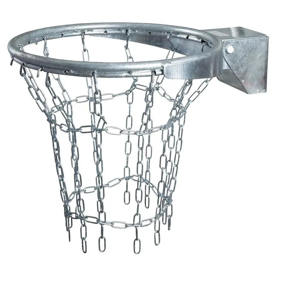 Basketbollkorg för utomhusbruk Korg och kedjor i galvaniserat stål 