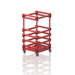 F&#246;rvaringsvagn till Noddles | v&#229;trum R&#246;d - 132 cm