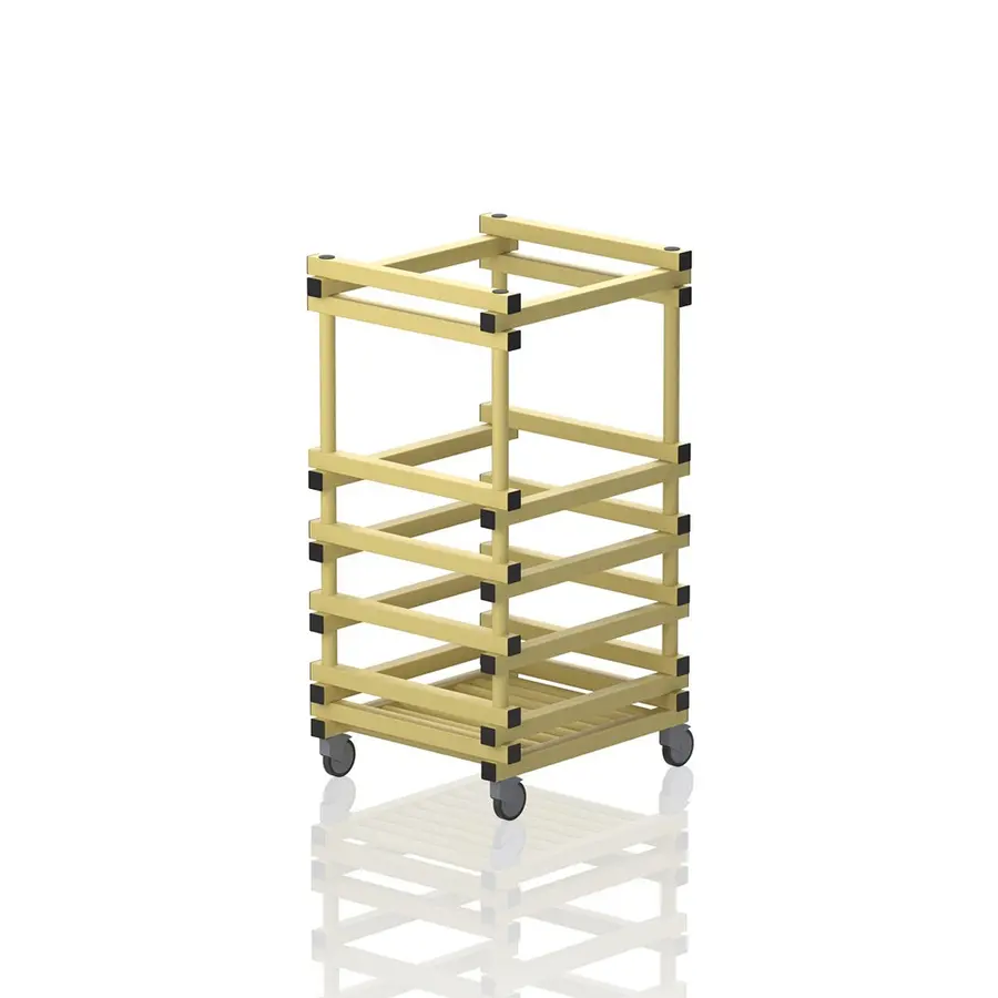 Förvaringsvagn till Noddles | våtrum Gul - 132 cm 