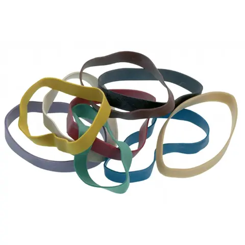 Nyckelband 80 st Gummiband - välj färg