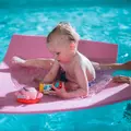 Baby Play Raft -100 x 75 x 1,5 cm - Rosa Aqualand tunn flytmatta - Rosa f&#228;rg