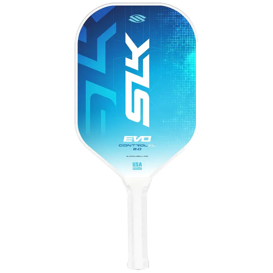 Pickleballracket SLK Evo Control 2.0 XL Pickelboll | Träning Match| 16 mm | Blå 