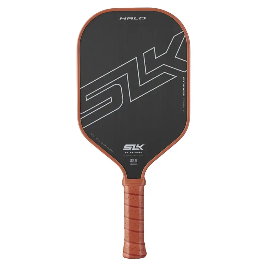 Pickleballracket SLK Halo Power XL Brun Pickelboll | Träning Match| 13  mm 