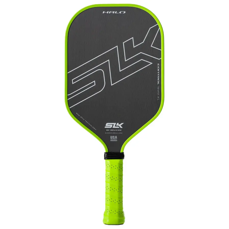 Pickleballrack SLK Halo Control XL Gul Pickelboll | Träning Match| 16  mm 