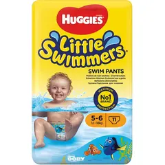 Badbl&#246;jor huggies - Little Swimmers 88st Simbl&#246;ja | 12 - 18 kg orange/5-6 &#229;r