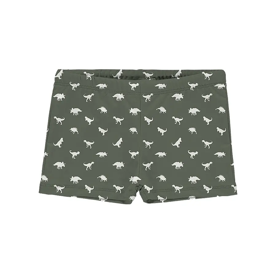 Dino Green Badbyxa 116-122cm Slipstop | Grön| Polyester/Elastan 