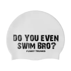 Funky Trunks Badmössa Silikon | White Swim Bro