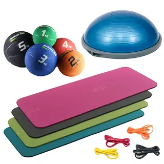 Hemmatr&#228;ning - cirkeltr&#228;ning Matta | medicinboll | Powerband | Bosu