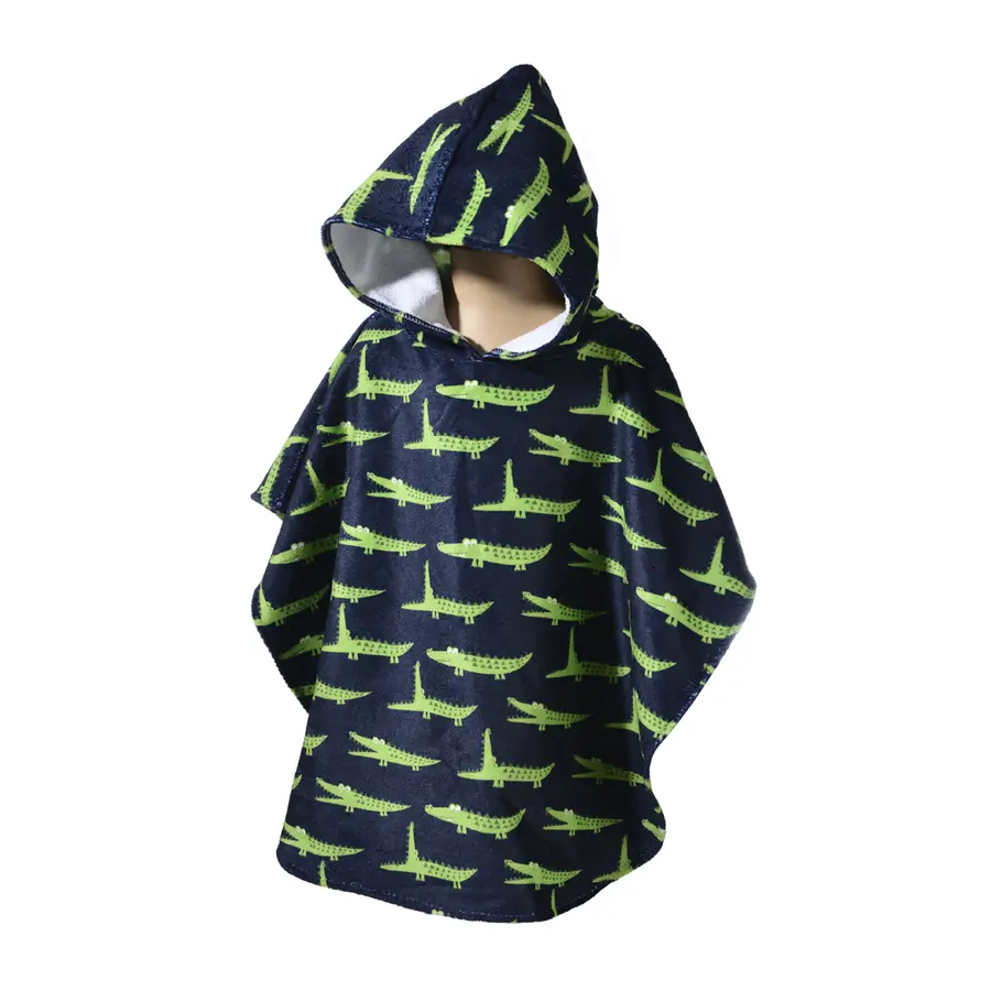 Slipstop Badponcho Gator Strandponcho | Onesize 2-8 år 