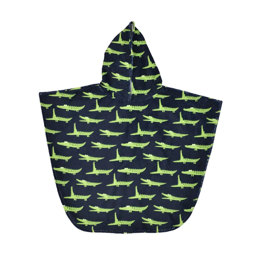 Slipstop Badponcho Gator Strandponcho | Onesize 2-8 år 