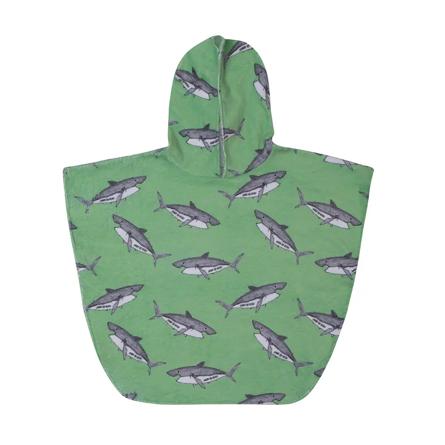 Slipstop Badponcho Berko Mint Strandponcho | Onesize 2-8 år 