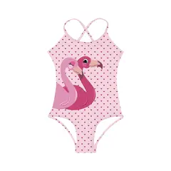 Sisi Baddr&#228;kt 128-134cm Slipstop | Rosa | Polyester/Elastan