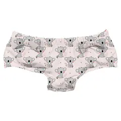 Blissful Nappy Badbyxa 80/86cm Slipstop | Rosa/Gr&#229; | 12-18 mnd