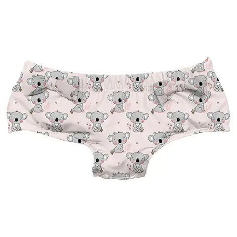 Blissful Nappy Badbyxa Slipstop | Rosa/Gr&#229; | 6-24 mnd