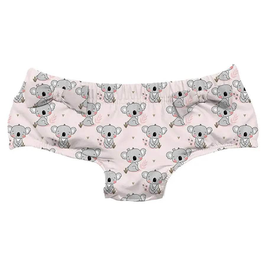 Blissful Nappy Badbyxa 80/86cm Slipstop | Rosa/Grå | 12-18 mnd 