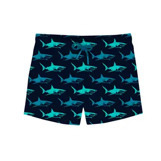 Big Blue Junior Short Badbyxa Slipstop | Bl&#229; | Polyester