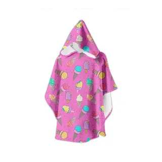 Slipstop Badponcho Glace Strandponcho | Onesize 2-8 &#229;r