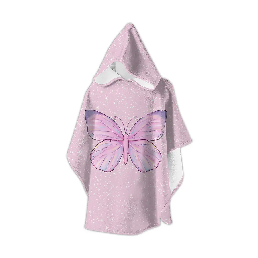 Slipstop Badponcho Bouquet Strandponcho | Onesize 2-8 år 
