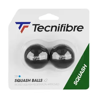 Tecnifibre Squashbollar Blue Dot (2) Extra studs | Nybörjare