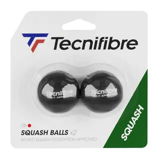 Tecnifibre Squashballor Red Dot 2-pack Medium studs | Lite tr&#228;nad