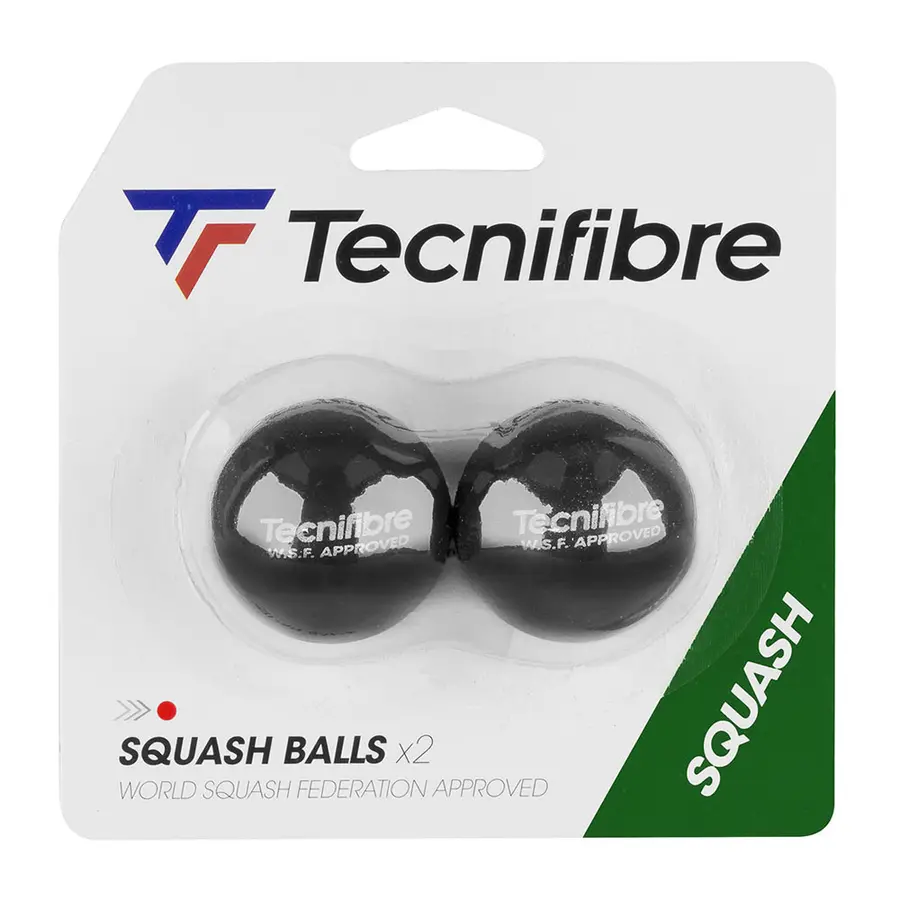 Tecnifibre Squashballor Red Dot 2-pack Medium studs | Lite tränad 