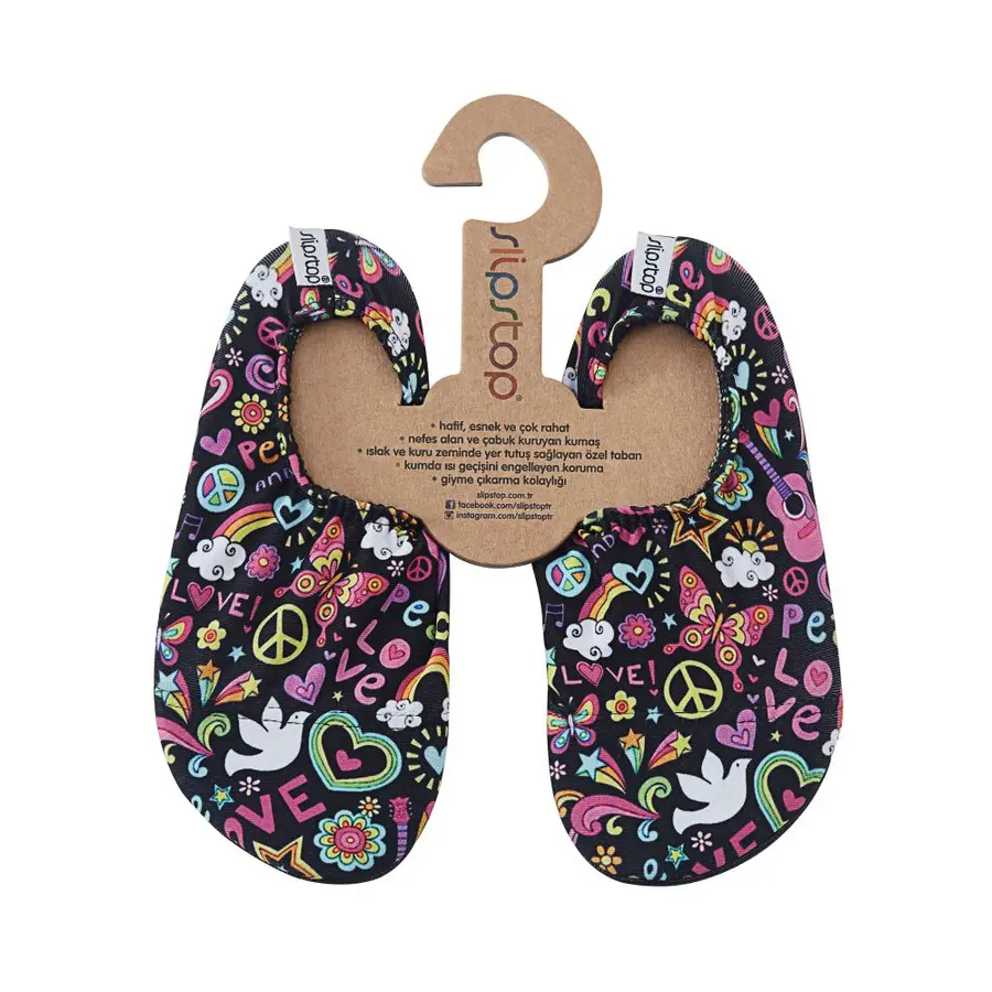 Slipstop Halksockor Peace Jr S Badstrumpor barn 