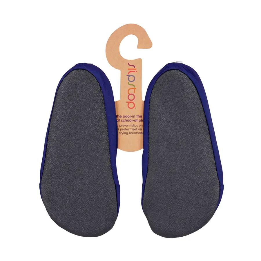 Slipstop Halksockor Navy Jr XS Badstrumpor barn 
