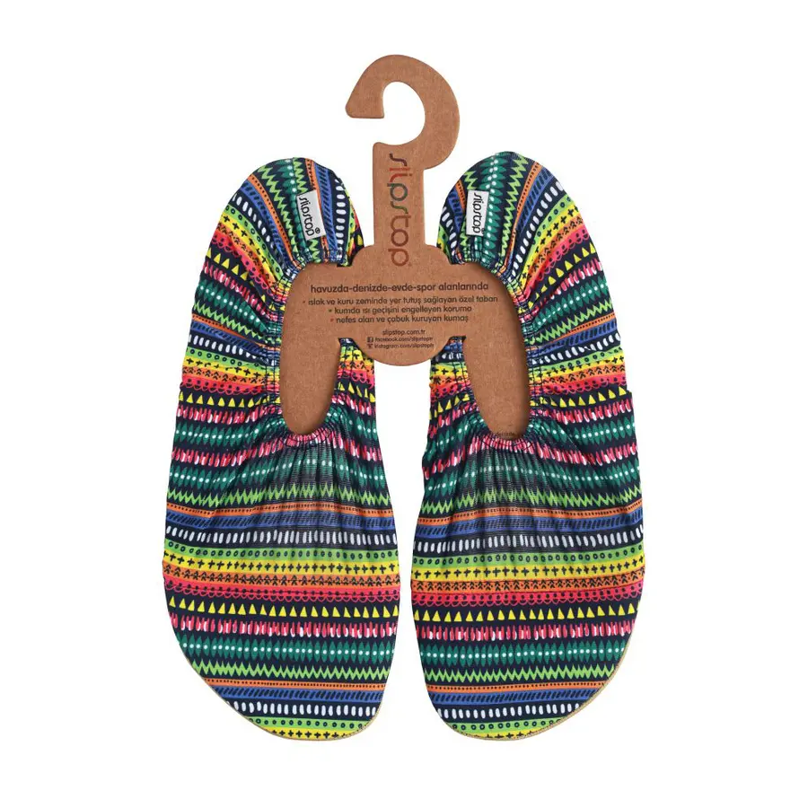 Slipstop Halksockor Ethnic XS Badstrumpor Vuxen 