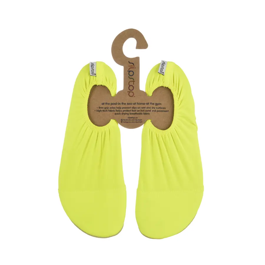 Slipstop Halksockor Neon Yellow S Badstrumpor Vuxen 