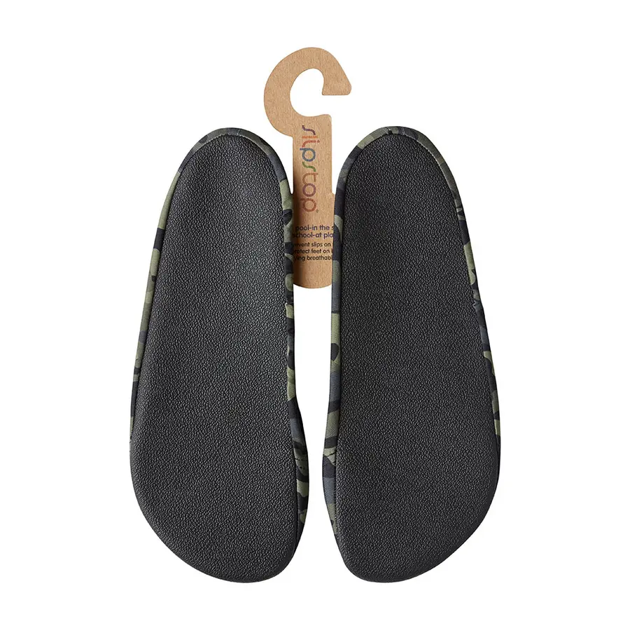 Slipstop Halksockor Army M Badstrumpor Vuxen 