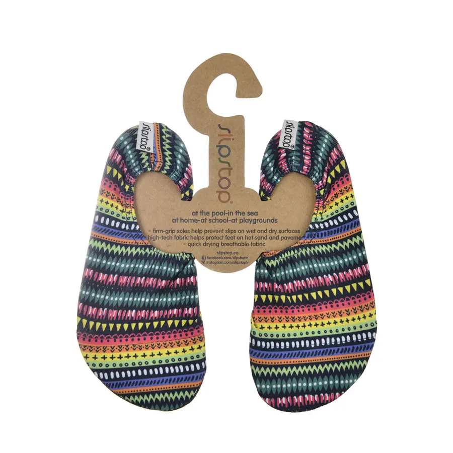 Slipstop Halksockor Ethnic Jr L Badstrumpor barn 