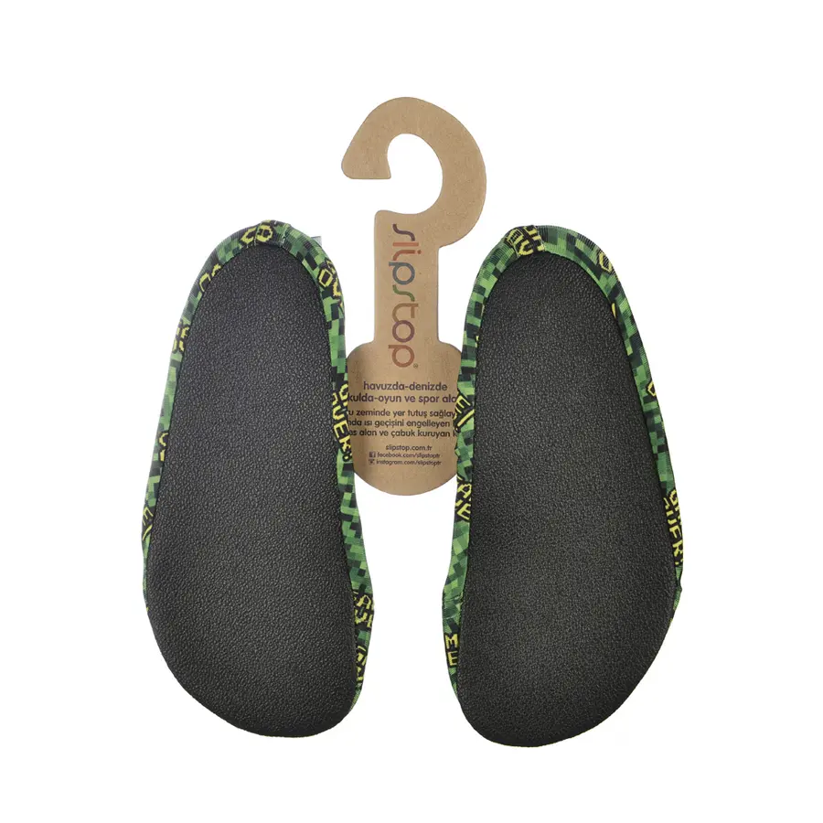 Slipstop Halksockor Game Over S Badstrumpor barn 