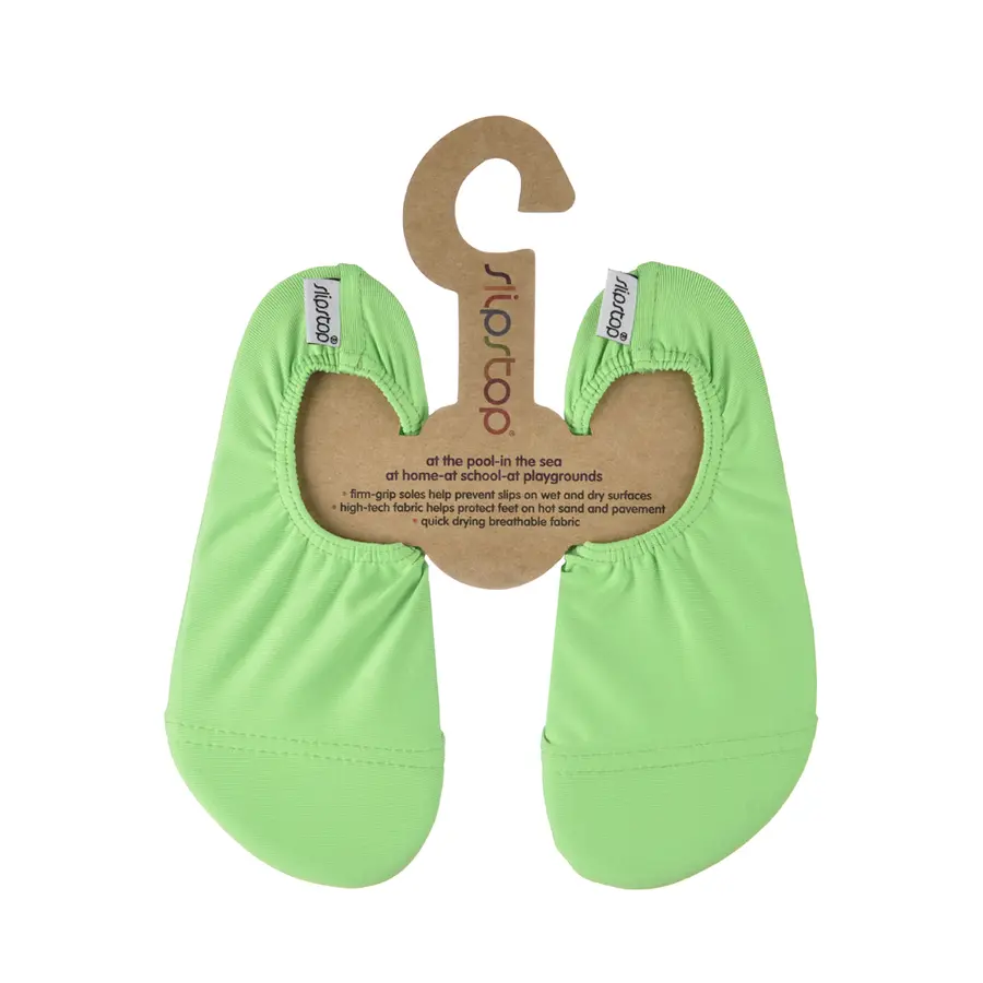 Slipstop Halksockor Neon Green Jr Badstrumpor barn 
