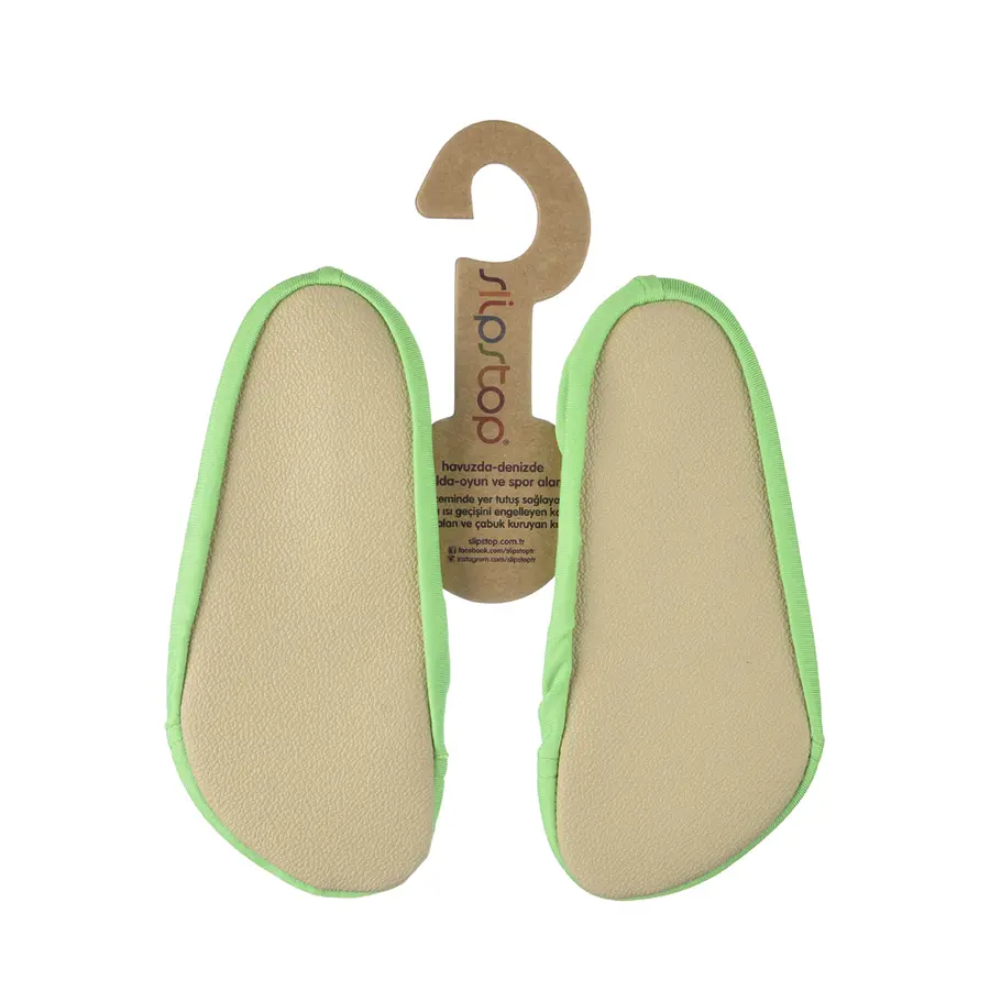 Slipstop Halksockor Neon Green Jr Badstrumpor barn 
