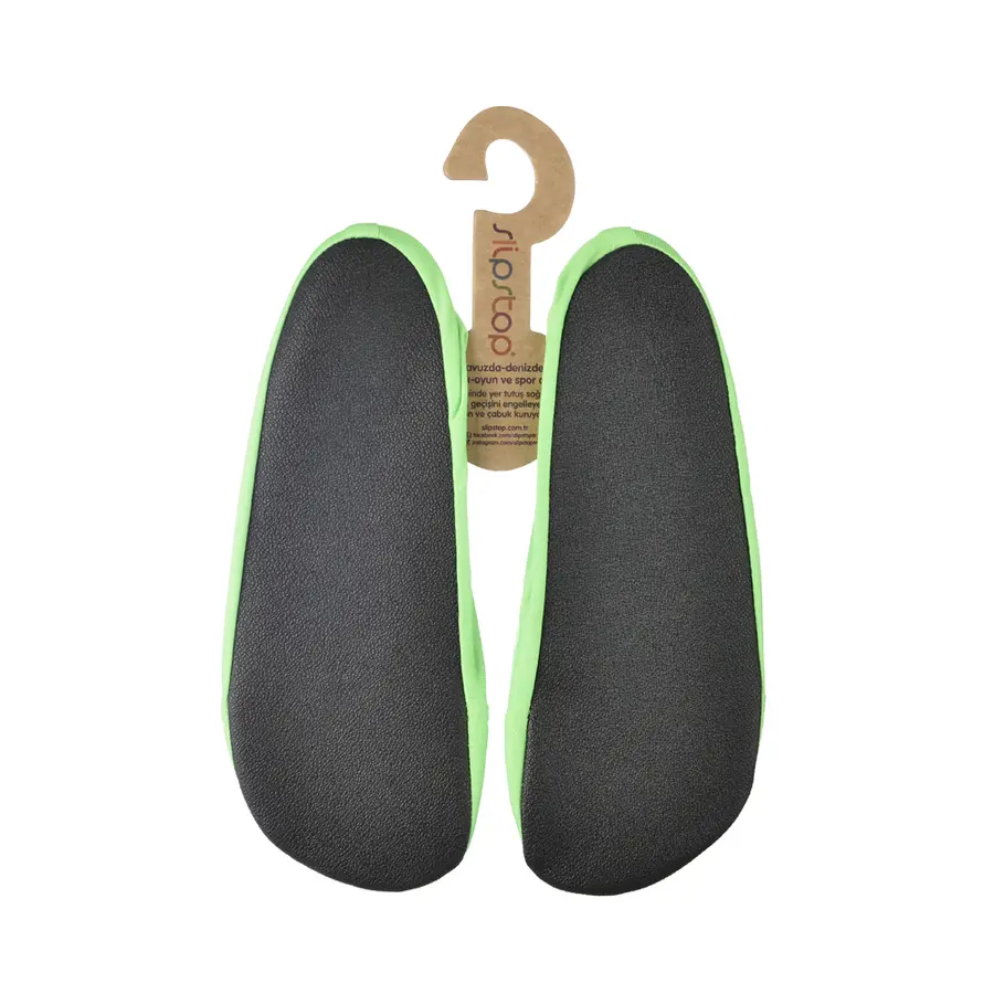 Slipstop Halksockor Neon Green S Badstrumpor Vuxen 